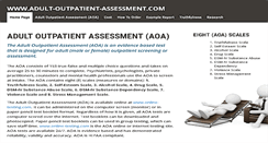 Desktop Screenshot of adult-outpatient-assessment.com